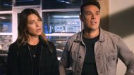 Lauren German with Kevin Alejandro in Lucifer | Image via Warner Bros. Television